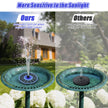 SZMP Solar Fountain Upgrade, 3.5W Solar Powered Bird Bath Fountains with Flower, Outdoor Water Feature Solar Fountain Pump with 7-in-1 Nozzles, 4 Fixed Pipes for Humingbirds, Birdbath, and Garden 🍁 All In One Marketplace Canada