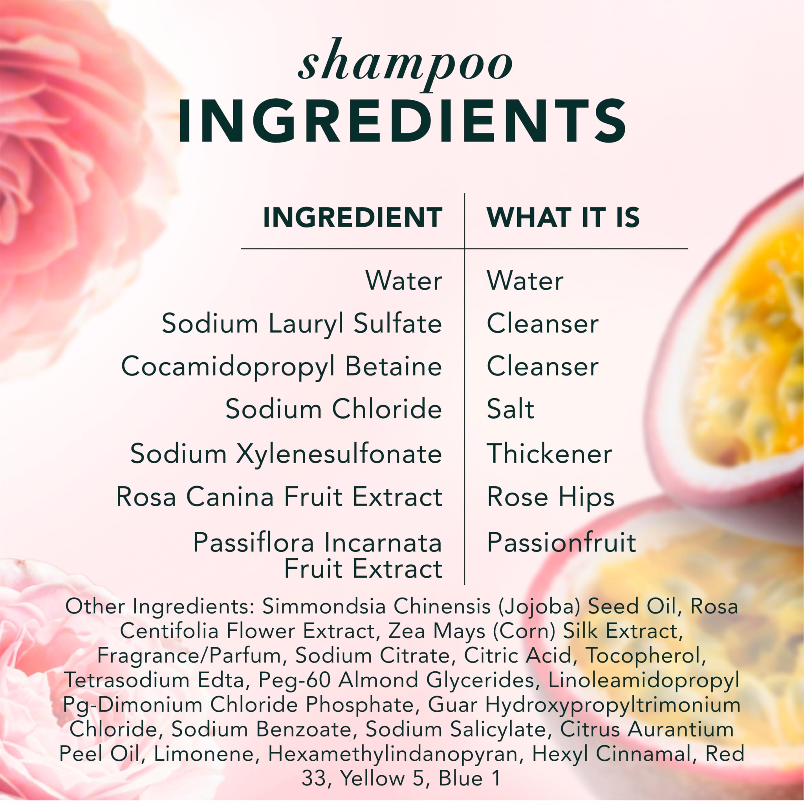 Herbal Essences Rose Hips and Passionfruit Smooth and Shine Shampoo and Conditioner Set, 865 mL Each 🍁 All In One Marketplace Canada