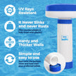 440 Mini Premium Floater Dispenser for Spa, Hot Tub and Small Pools for 1 Inch Chlorine or Bromine Tablets. (Tablets NOT Included) Adjustable Chemical Float from 0 to 13 Flow Control 🍁 All In One Marketplace Canada