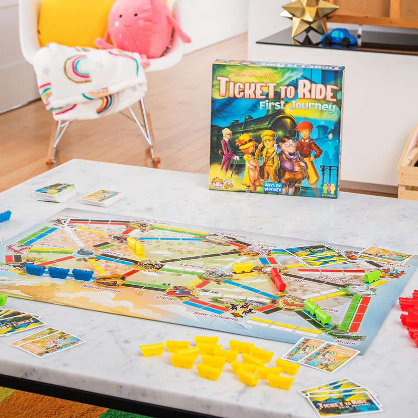 Ticket to Ride - First Journey (English Version) - A Game by Asmodee 🍁 All In One Marketplace Canada