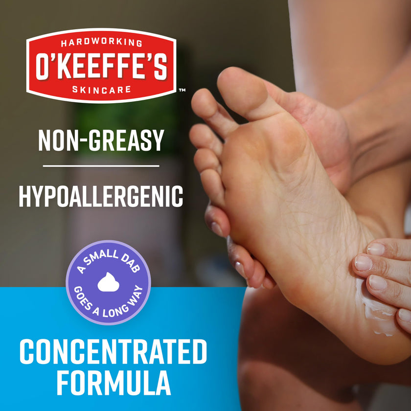 O'Keeffe's Healthy Feet Night Treatment Foot Cream for Dry Feet, 198 g 🍁 All In One Marketplace Canada