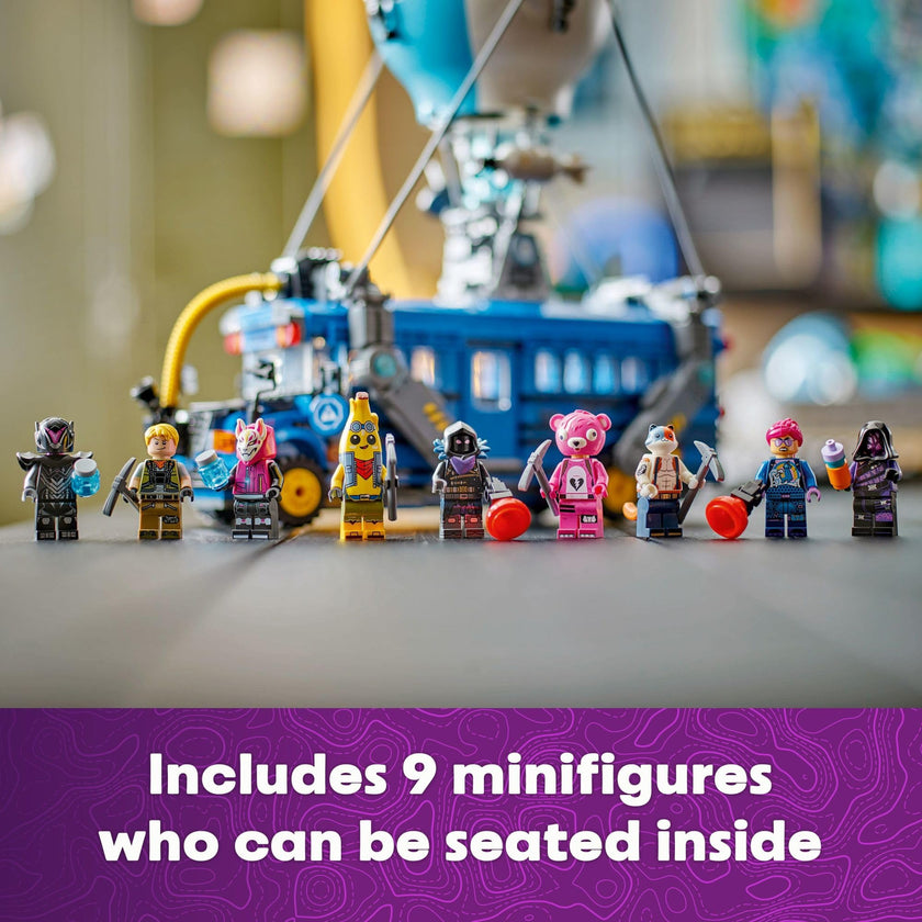 LEGO Fortnite Battle Bus Building Toy - Collectible Fortnite Toy for Kids, Boys & Girls, Ages 10+ - Pretend Play Set with 9 Minifigures from Video Game - Gift for Birthdays - 77073 🍁 All In One Marketplace Canada