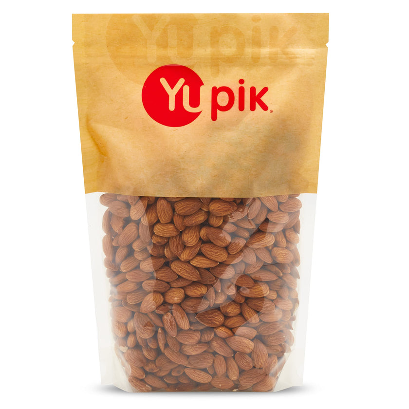 Yupik Raw Almonds, Large Size, 1 kg, Gluten-Free, Kosher, Vegan, Natural Whole Nuts, Unsalted, Unroasted, Oil-Free, High in Fiber, Nutritious Nuts, Healthy Snacks 🍁 All In One Marketplace Canada