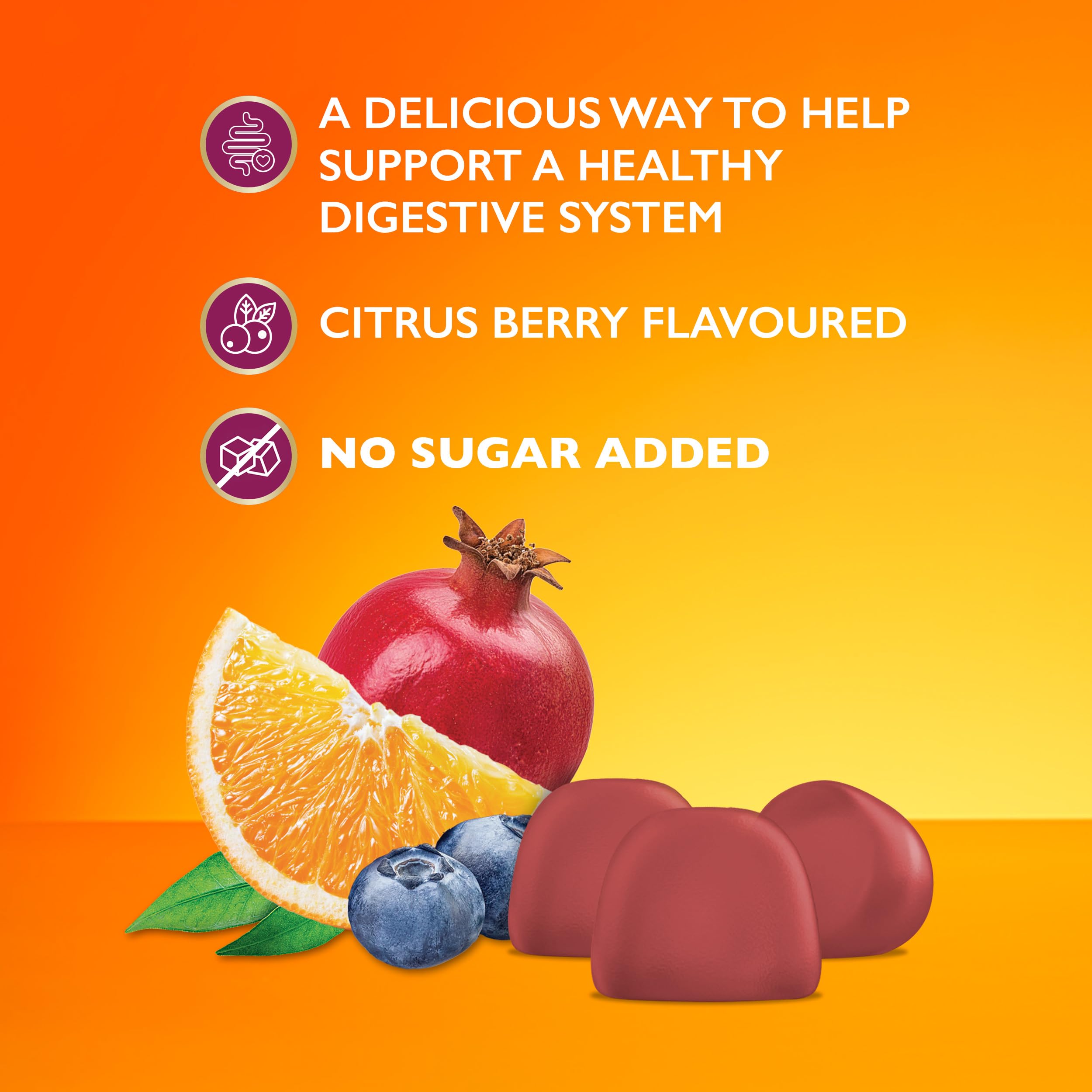 Metamucil, Fibre + Metabolism Gummy Supplement for Digestive Health, Plant Based, No Sugar Added, Citrus Berry Flavored, 72 Gummies 🍁 All In One Marketplace Canada