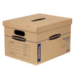 Bankers Box SmoothMove Moving Boxes with No-Tape Assembly, Lift -Off Lids And Easy-Carry Handles, 10