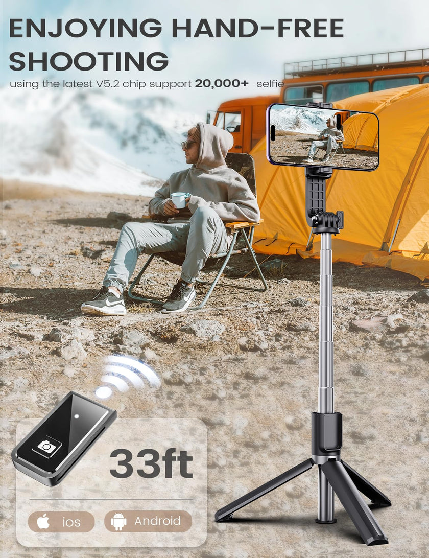 ANXRE Extendable Selfie Stick with Wireless Remote 🍁 All In One Marketplace Canada