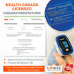 LOOKEE LK50D1 Deluxe Fingertip Pulse Oximeter | Proudly Canadian Finger SpO2 Blood Oxygen Monitor with Auto Rotate OLED Display, Plethysmograph & Pulse Graph | Blue 🍁 All In One Marketplace Canada