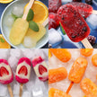 Popsicle Molds 2Pcs, Silicone Ice Cream Molds ice Lolly Moulds with Lid, 100 Sticks and 50 Bags for Ice Pop Cakesicle Dessert, BPA Free 🍁 All In One Marketplace Canada
