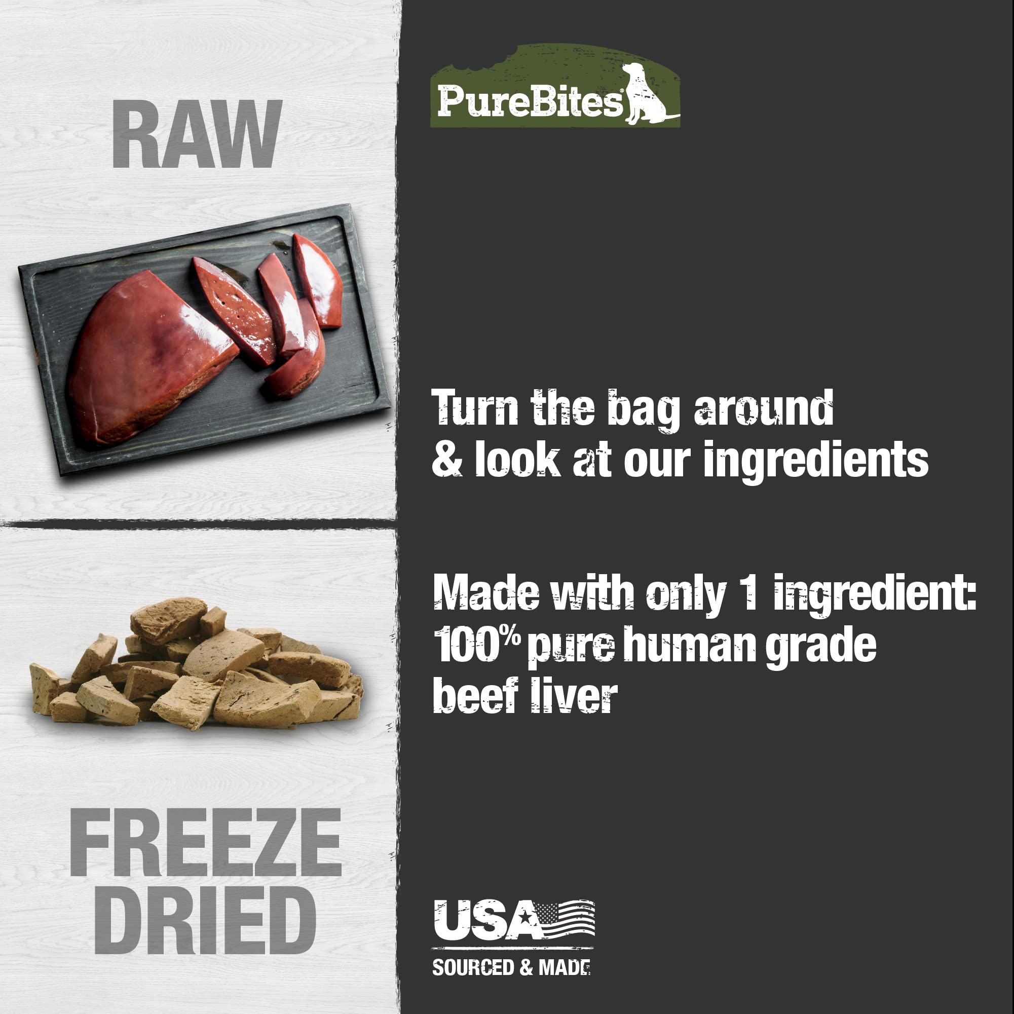Purebites Beef Liver for Dogs, 8.8Oz / 250G - Value Size 🍁 All In One Marketplace Canada