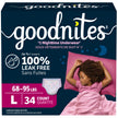 GoodNites Girls' Bedwetting Night Time Underwear, Large, 34 Ct, Giga Pack 🍁 All In One Marketplace Canada