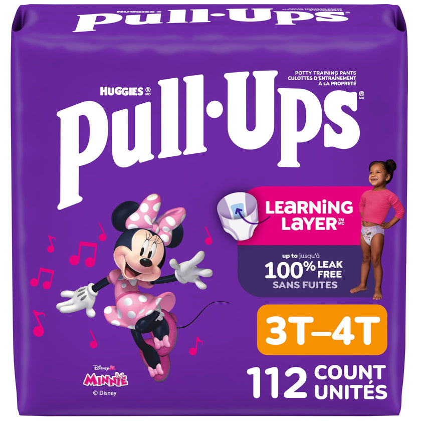 Pull-Ups Girls' Potty Training Pants, 3T-4T (32-40 lbs), 112 Count 🍁 All In One Marketplace Canada