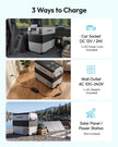 EUHOMY 12 Volt Refrigerator, 60QT(55L) Electric Cooler, 12V Fridge APP Control, 12V Cooler -4℉~68℉, Portable Freezer 12/24V DC 110-240V AC for Camping, Travel, Truck, Home 🍁 All In One Marketplace Canada