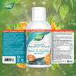 Nature's Way Calcium and Magnesium Citrate 2:1 - Liquid Supplement with Vitamin D3, Vitamin K2 and Collagen – Helps Support the Maintenance of Bones and Teeth – Orange Flavour, 500 mL 🍁 All In One Marketplace Canada