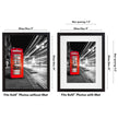 Americanflat 11x14 Picture Frame with Shatter-Resistant Glass - Use as 8x10 Frame with Mat or Display 11x14 Photo Without Mat - Signature Collection - Picture Frames for Wall Display - Black 🍁 All In One Marketplace Canada