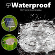 Lomotech Solar String Lights Outdoor - 2 Pack Total 66ft 200LED Solar Fairy Lights Waterproof 8 Modes Twinkle Lights for Outdoor, Patio, Garden, Yard, Party, Wedding, Tree Decoration (White) 🍁 All In One Marketplace Canada