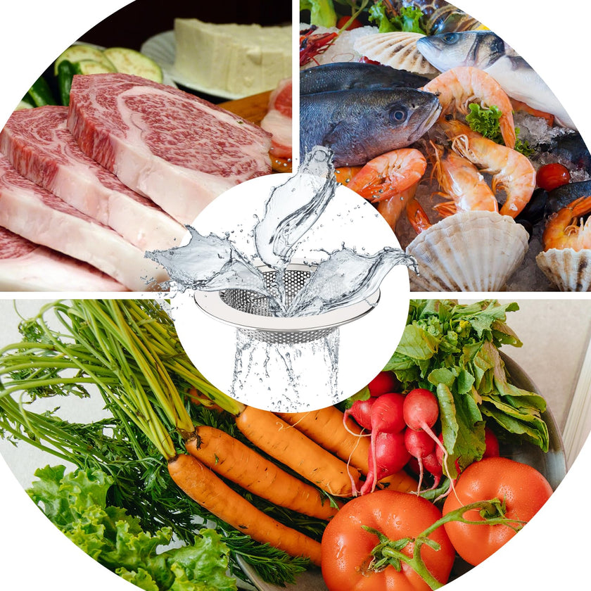 MR.SIGA Kitchen Sink Strainer, Stainless Steel Sink Drain Strainer, Dishwasher Safe, Outer Diameter4.4 inch/11.2cm, Inner Diameter 3 inch/7.6cm, Pack of 3 🍁 All In One Marketplace Canada