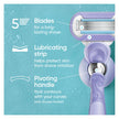 Gillette Razor for Women, Venus Razors Extra Smooth Contour, 5-Blade Cartridges, 1 Handle + 4 Refills + Pivoting Head + Shower Holder 🍁 All In One Marketplace Canada