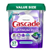 Cascade Platinum Plus Dishwasher Detergent Pods, Dish Detergent Soap, Mountain Scent, 57 Count 🍁 All In One Marketplace Canada