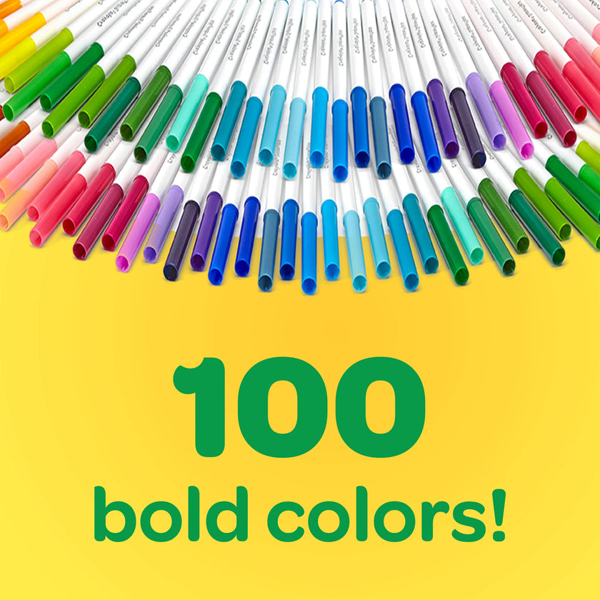 Crayola Super Tips Washable Markers, 100 Count, Bulk, Great for Kids 🍁 All In One Marketplace Canada