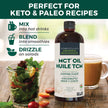 Viva Naturals MCT Oil Organic for Keto Coffee, Smoothies and Salad Dressings - Made from Organic Coconuts - Gluten Free, Dairy Free, Vegan, Keto & Paleo Certified - (946 mL, 32 fl oz) 🍁 All In One Marketplace Canada