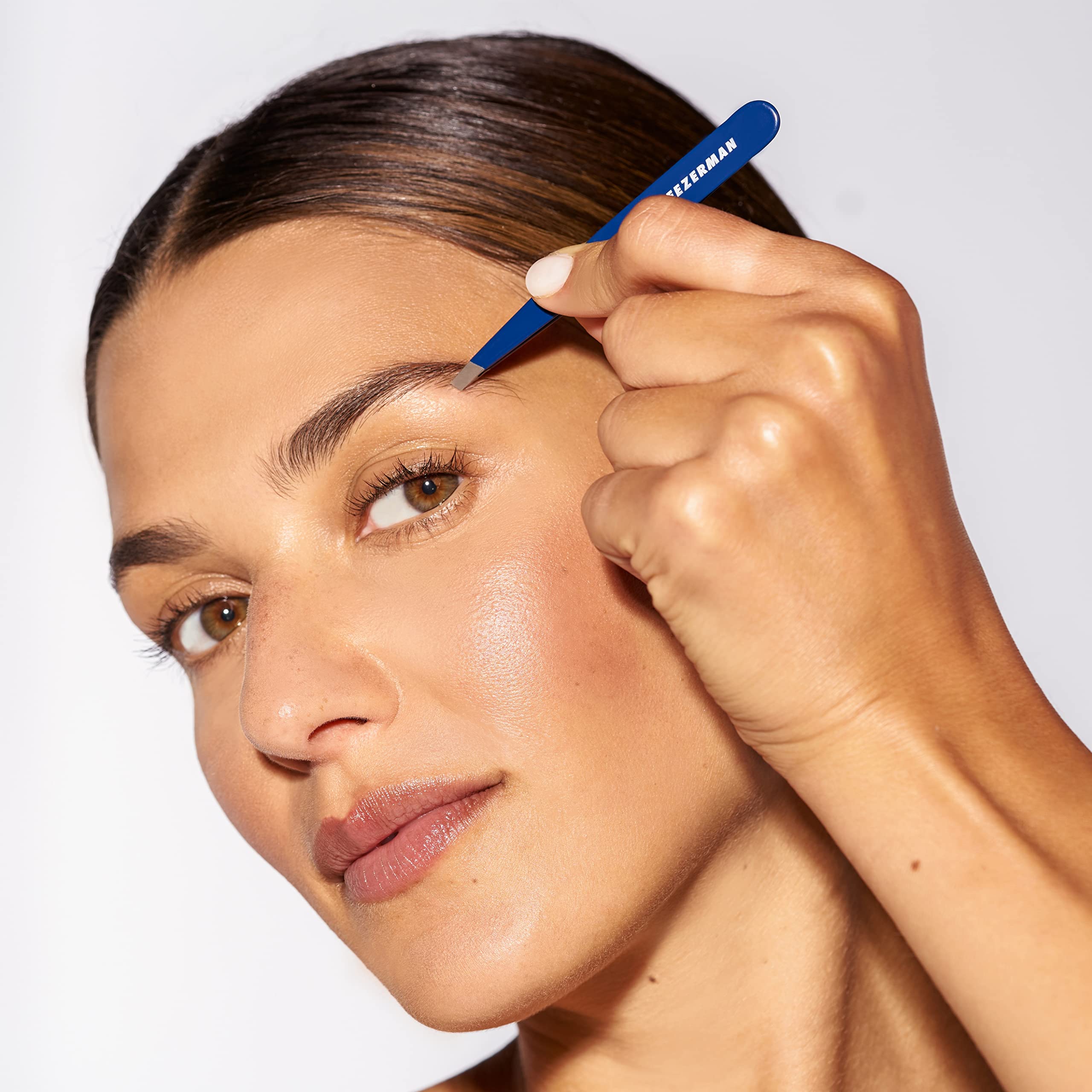 Tweezerman Exclusive Evening Blue Slant Tweezer - Hair Removal Tweezers, Stainless Steel 🍁 All In One Marketplace Canada