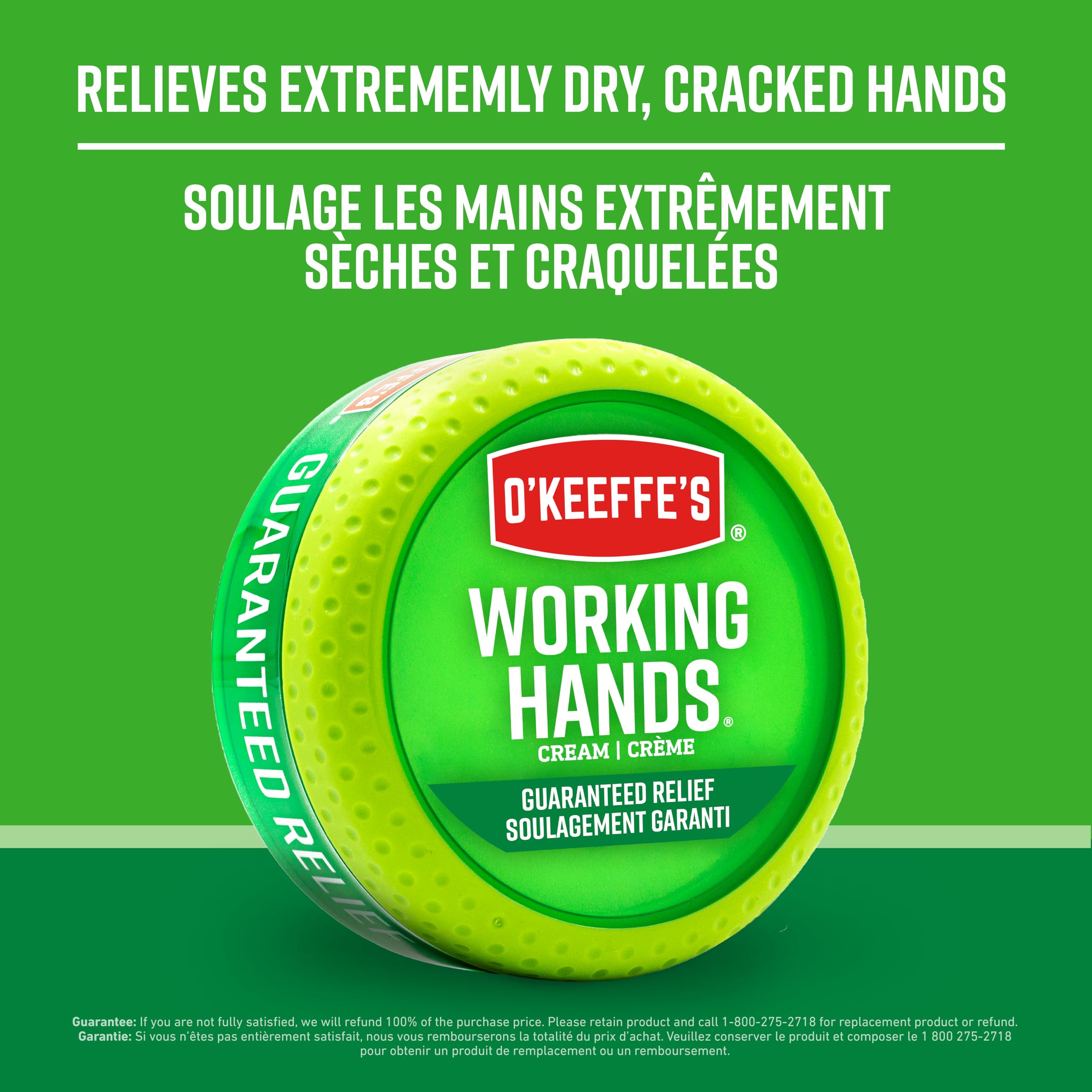 O'Keeffe's Working Hands Hand Cream, Heals, Relieves and Repairs Extremely Dry, Cracked Hands, Boosts Moisture Levels, Value Jar 6.8oz/193g, Pack of 1 🍁 All In One Marketplace Canada