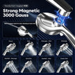 Rain Shower Head with Handheld High Pressure Rainfall Shower Heads with Handheld Spray Combo Adjustable one-piece Stand daul Shower Head Built-in Magnetic Docking and Power Jets（Sliver） 🍁 All In One Marketplace Canada