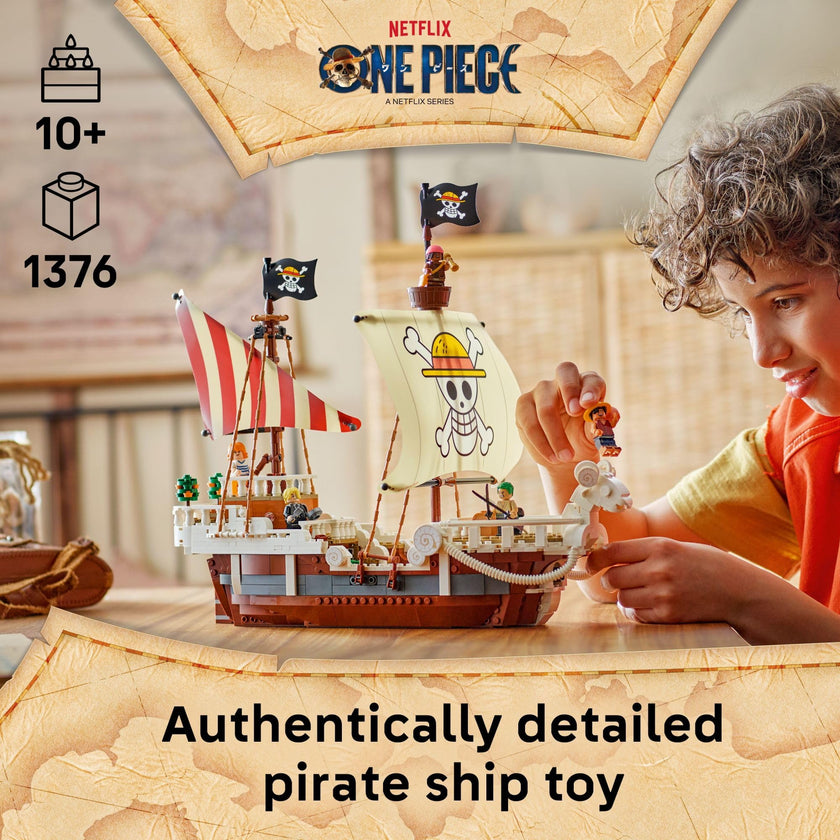 LEGO ONE Piece The Going Merry Pirate Ship Building Blocks - Pretend Play Adventure Toy for Boys & Girls, 10+ - Straw Hat Crew Toy Figures & Playset for Anime Fans - Gift Idea for Birthdays - 75639 🍁 All In One Marketplace Canada