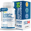 Allbe Probiotics for Men & Womens - 50 Billion CFU with 11 Strains, Lactobacillus, Acidophilus and L. Gasseri - Support Gut Health, Digestion, Weight Management and Bloating Relief - 60 Vegan Capsules, 1 Per Day 🍁 All In One Marketplace Canada