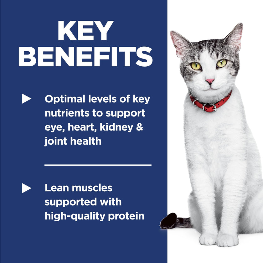 Hill's Science Diet Adult 11+ Chicken Recipe Dry Cat Food, 1.58 kg Bag 🍁 All In One Marketplace Canada