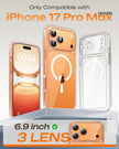 TOCOL Clear Case for iPhone 17 Pro Max, Upgraded Full Camera Protection, Compatible with Magsafe, Shockproof Magnetic Phone Case for 17 ProMax 6.9 inch, Anti-Yellowing (Clear) 🍁 All In One Marketplace Canada