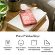 Cricut Value Permanent Vinyl - 50ft Rainbow Sampler, 12in x 12in Sheets (50 Count) 🍁 All In One Marketplace Canada
