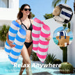 4 Pack 4-in-1 Pool Floaties for Adults (Hammock, Saddle, Chair, Drifter) – Non-Stick Mesh Inflatable Water Lounger, Portable Pool Hammock for Water Party, Pool, Lake, Beach, Outdoor, XL 🍁 All In One Marketplace Canada