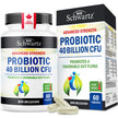 Probiotic 40 Billion CFU - Synbiotics Gut Health - Proudly Canadian Made - Bloating Relief & Digestive Health Support - Guaranteed Potency Probiotics for Men & Women - Shelf Stable, Non-GMO, 60ct 🍁 All In One Marketplace Canada