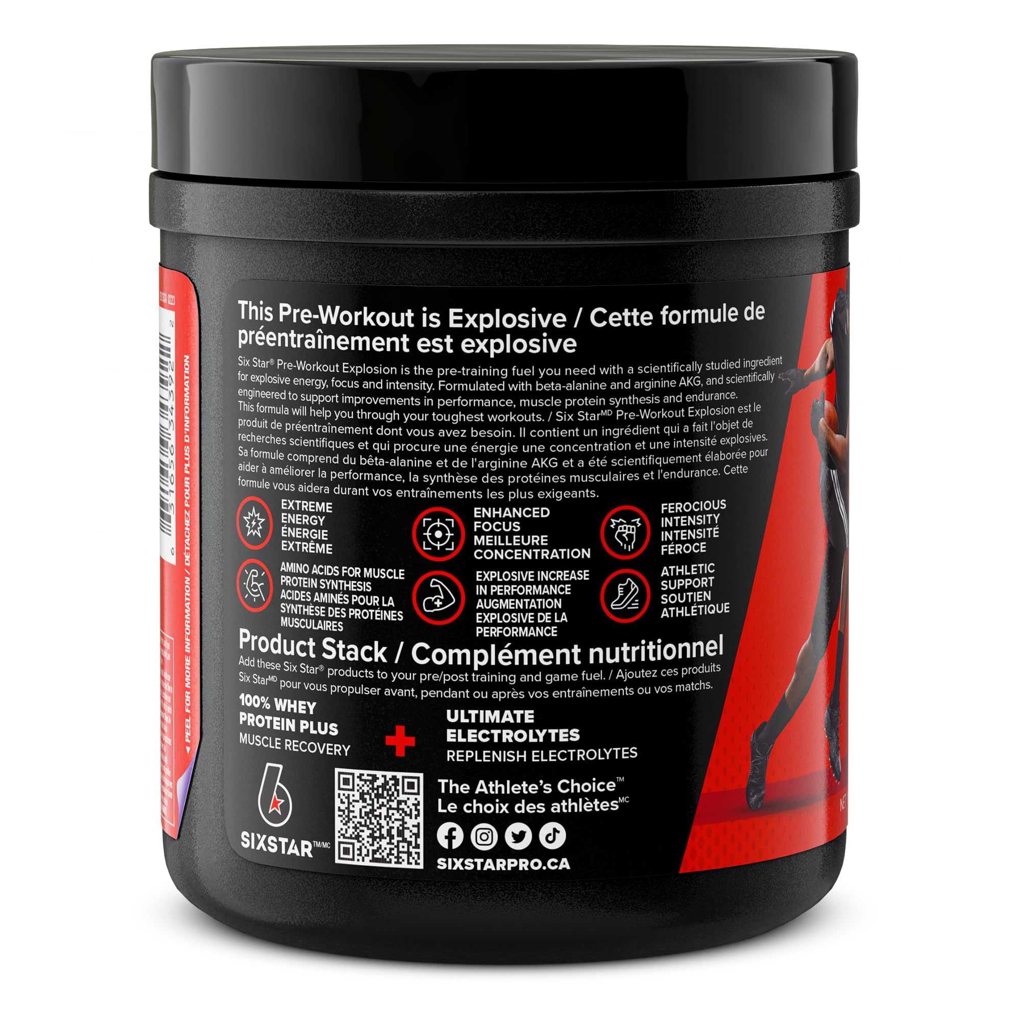 Six Star Pre-Workout Explosion for Men & Women, Fruit Punch (30 Servings) 🍁 All In One Marketplace Canada