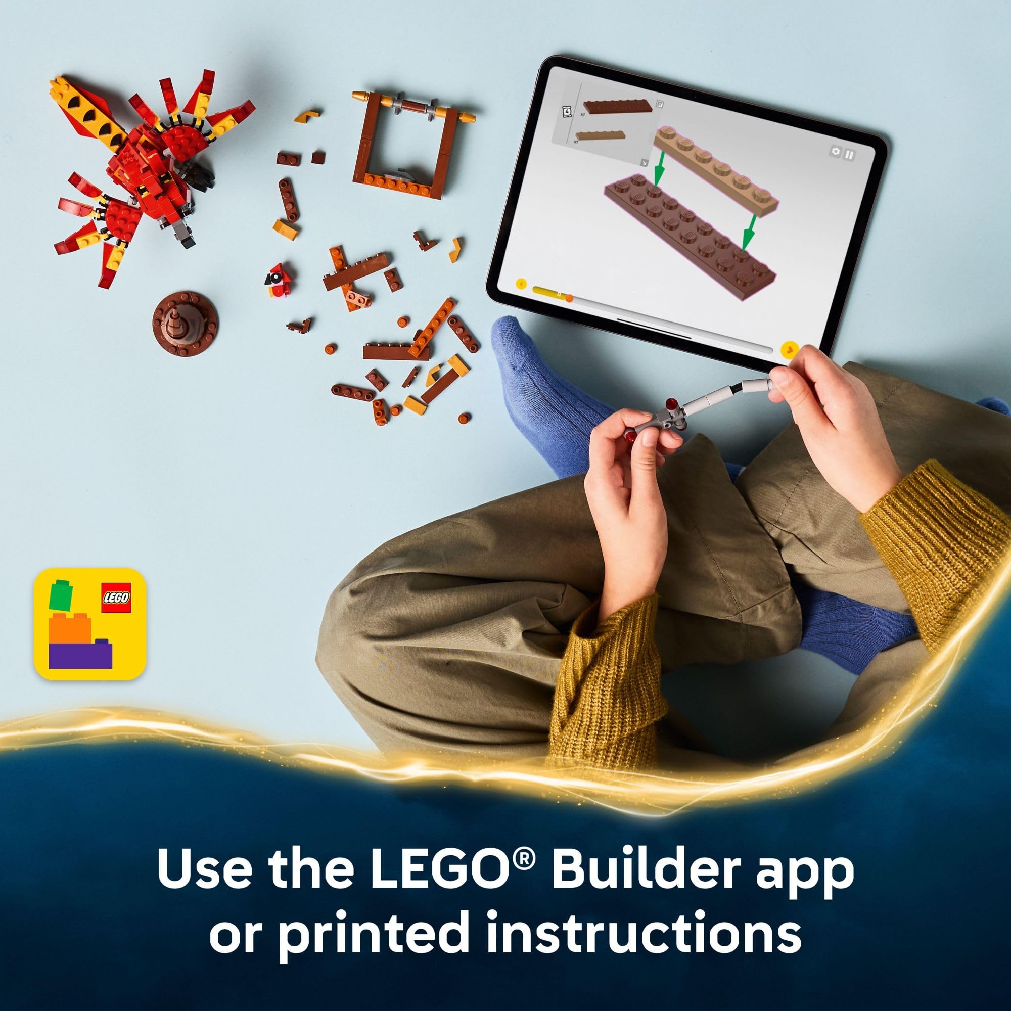 LEGO Harry Potter Fawkes: Dumbledore’s Phoenix Kids Toy - Building and Learning Toy for Pretend Play - Harry Potter Collectible for Boys and Girls, Ages 8+ - Gift Idea for Birthdays - 76448 🍁 All In One Marketplace Canada