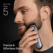Braun All-in-One Series 5 Trimmer Kit, 40 Lengths, Ultra Sharp Blade, AIO 5510, Moonstone Grey 🍁 All In One Marketplace Canada