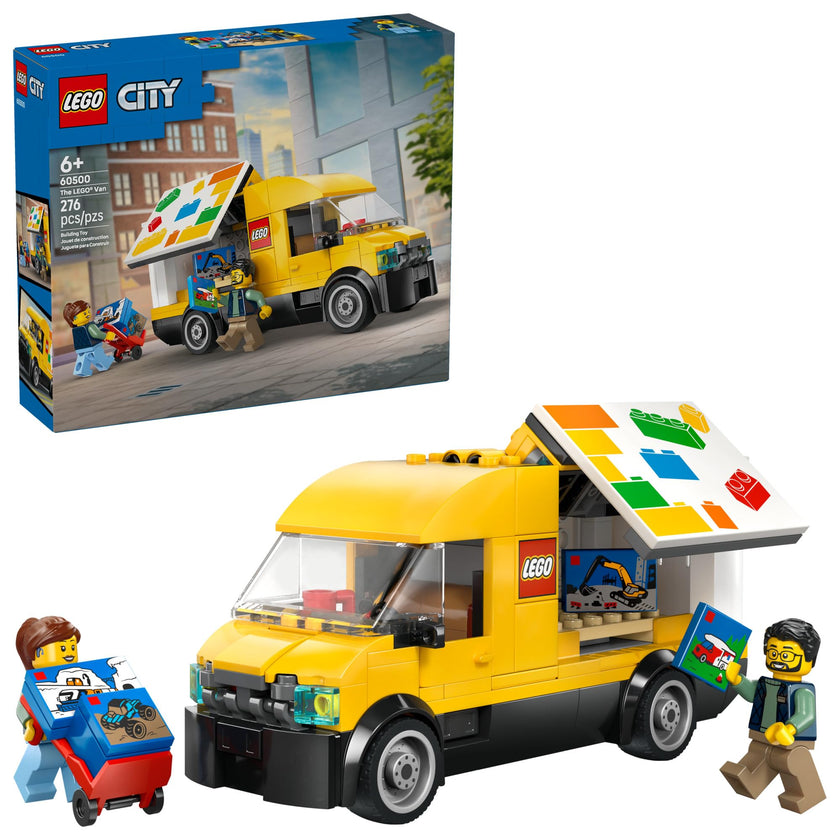 LEGO City: The LEGO Van Building Toy for Kids - Pretend Play Set for Boys & Girls, Ages 6+ - Delivery Van Toy W/2 Minifigures & 4 Mini LEGO Box Elements - Gift Idea for Birthdays - 60500 🍁 All In One Marketplace Canada