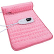 Heating Pad Electric Heat Pad, Hot Heated Pad,Moist Heat Heating Pad Moist and Dry Heat,Multiple Temp and Timer Settings (Light pink, 24