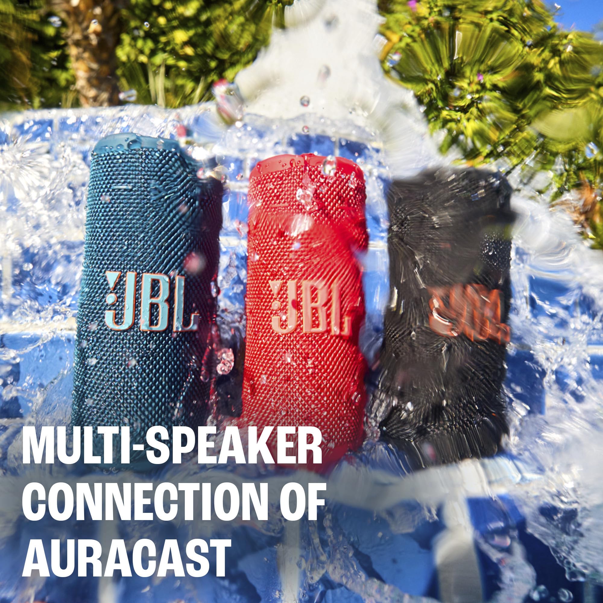 JBL Grip - Compact Bluetooth Speaker with Bold JBL Pro Sound and Ambient Light, up to 14 Hours of Playtime, Water, Dust and Drop-Proof (IP68), & Multi-Speaker Connection with Auracast (Black) 🍁 All In One Marketplace Canada