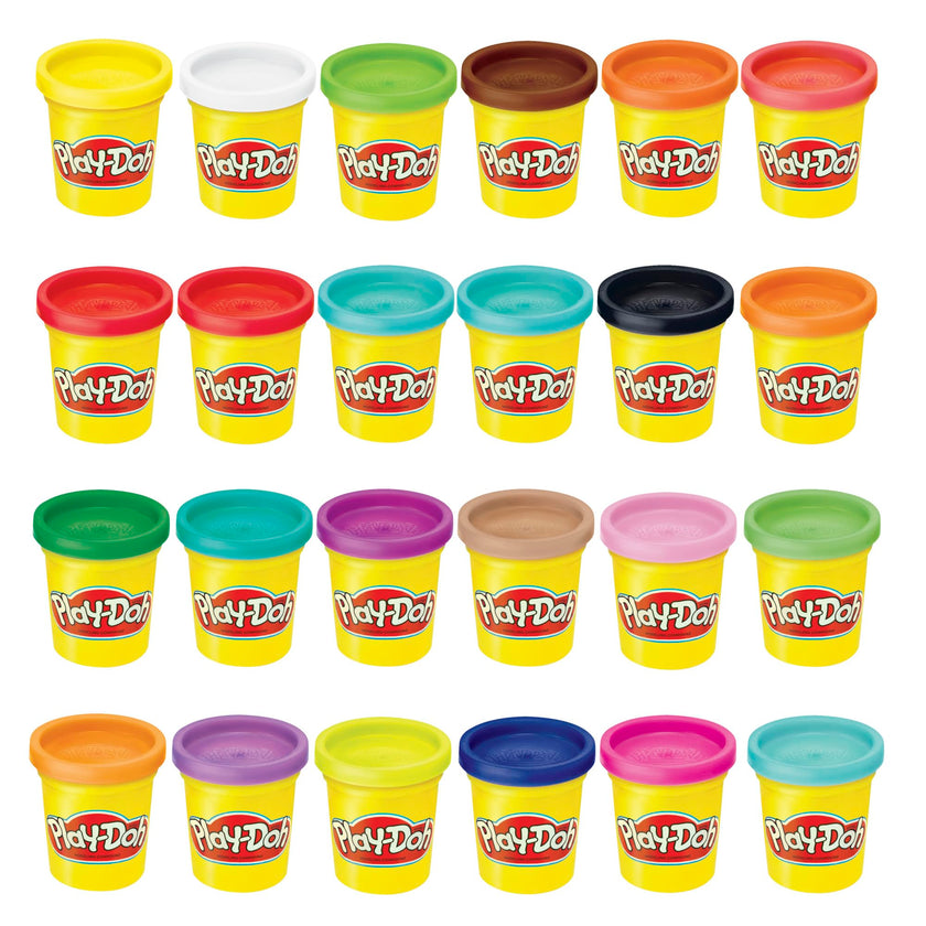 Play-Doh 24-Pack of Modeling Compound for Kids Toys for 2 Year Old and Up, 3-Ounce Cans, Great for Arts and Crafts, Party Favors 🍁 All In One Marketplace Canada