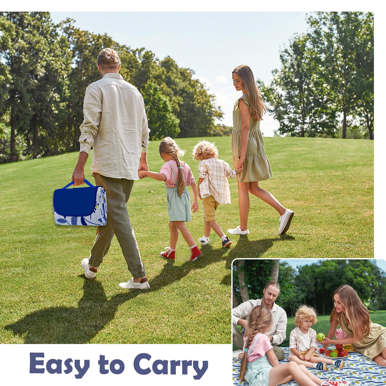 Habaylin Picnic Blanket Large, 79