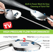 AquaCare High Pressure 8-Mode Handheld Shower Head - Anti-Clog Nozzles, Built-in Power Wash to Clean Tub, Tile & Pets, Extra Long 6 ft. Stainless Steel Hose, Wall & Overhead Brackets 🍁 All In One Marketplace Canada