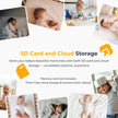 Arenti Baby Monitor, Smart WiFi 6 Baby Camera with 5-Inch Upgraded Wireless Display, 360° View, Auto-Night Vision, Temperature Sensor, Sound & Motion Detection, 2 Way Audio, VOX Mode (B2) 🍁 All In One Marketplace Canada