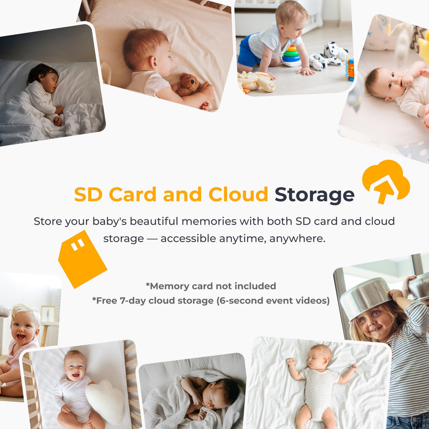 Arenti Baby Monitor, Smart WiFi 6 Baby Camera with 5-Inch Upgraded Wireless Display, 360° View, Auto-Night Vision, Temperature Sensor, Sound & Motion Detection, 2 Way Audio, VOX Mode (B2) 🍁 All In One Marketplace Canada