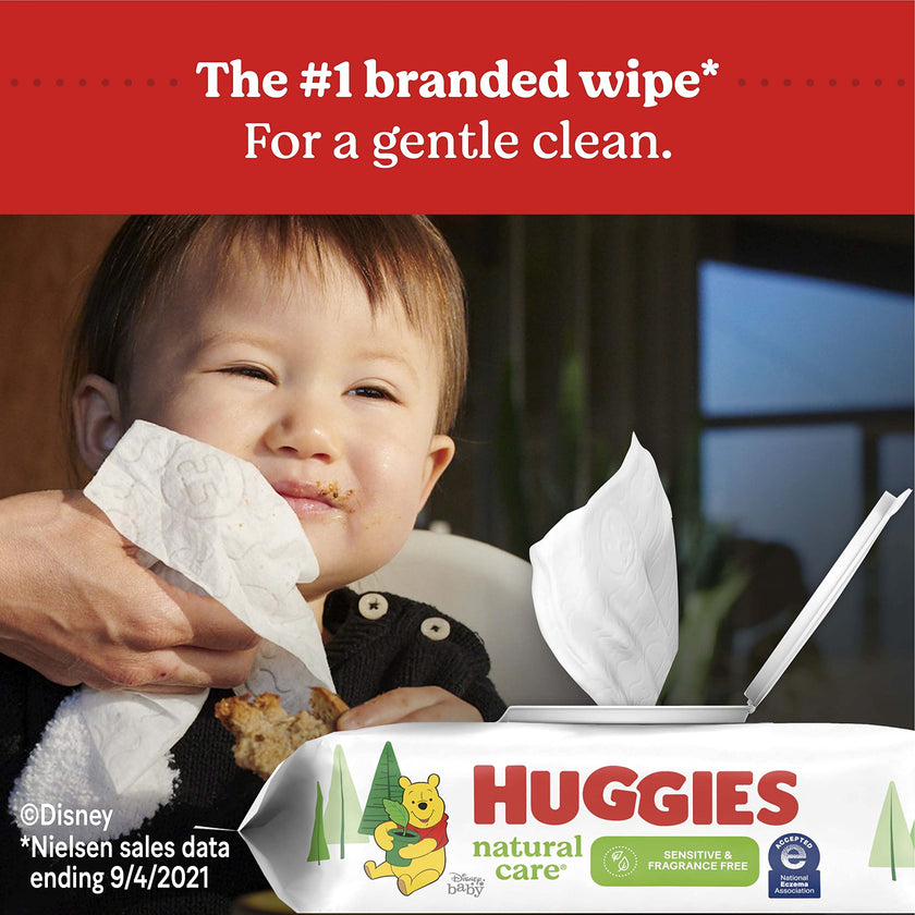 Huggies Natural Care Unscented Baby Wipes, Sensitive, 6 Refill Packs (1008 Wipes) 🍁 All In One Marketplace Canada