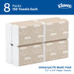 Kleenex Professional Universal Multifold Paper Towels, Bulk (02046), Absorbency Pockets, 9.2