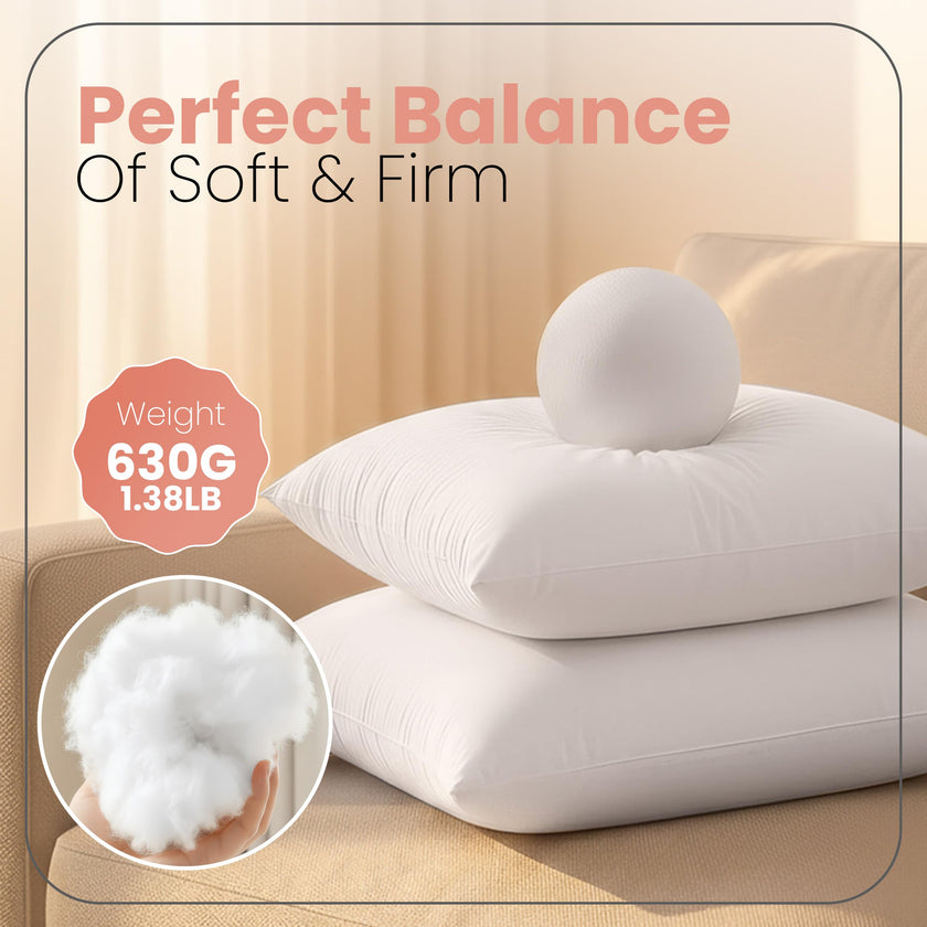 Utopia Bedding Throw Pillows Insert (Pack of 2, White) - 20 x 20 Inches Bed and Couch Pillows - Indoor Decorative Pillow 🍁 All In One Marketplace Canada