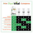 PlantVital Organic Moringa Leaf Capsules - Made in Canada - 1000mg High Potency (500mg per cap) Moringa Pure Capsules for Antioxidant, and Eye Health - Vegan, Non-GMO, Gluten Free (120 Count, 60 Days) 🍁 All In One Marketplace Canada