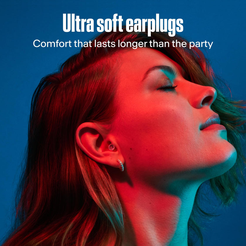 Alpine PartyPlug Concert Ear Plugs - Noise Reduction Ear Plugs for Party, Concert, Festival and Music - Reusable Earplugs (Transparent (Multisize)) 🍁 All In One Marketplace Canada